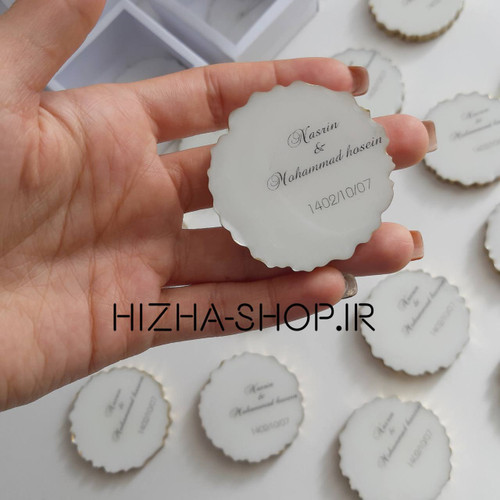 گیفت تمام رزین ساده سفید