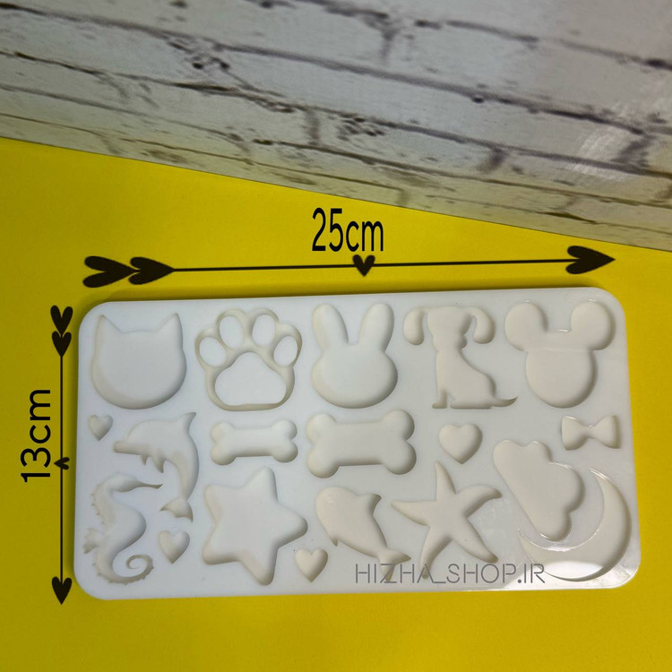 قالب سیلیکونی جاکلیدی اشکال مختلف