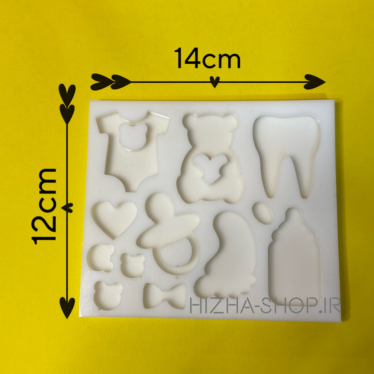 قالب سیلیکونی گیفت نوزادی