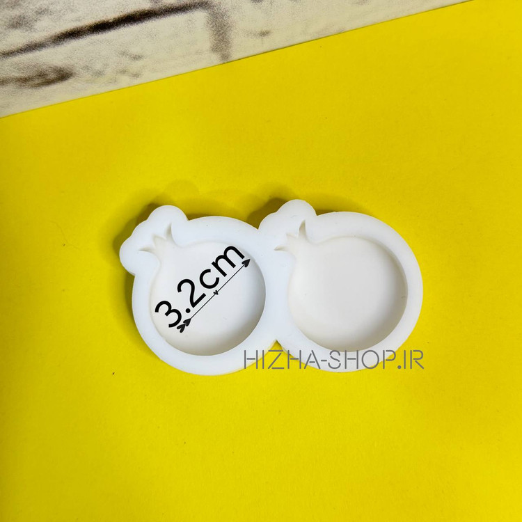 قالب سیلیکونی انار دوتایی