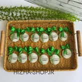 گیفت جاکلیدی سبز کریستالی