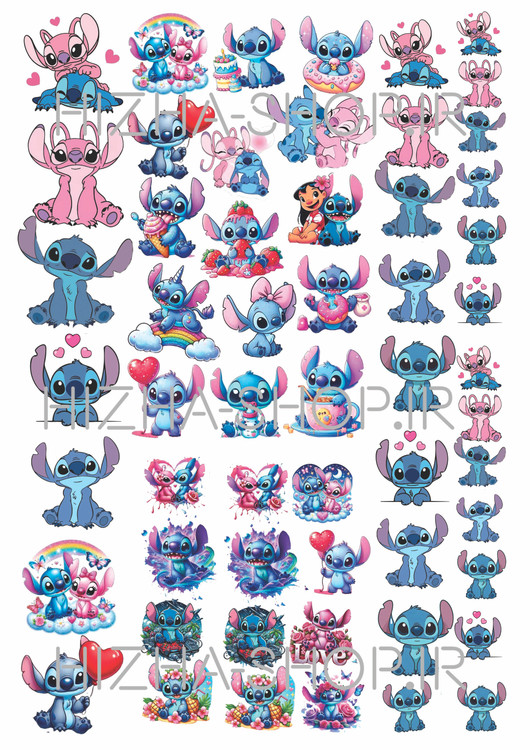 برچسب شفاف استیچ